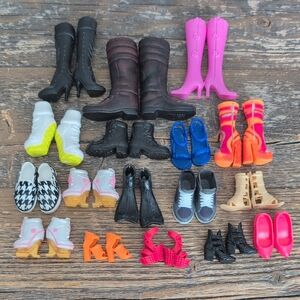 Barbie Shoe N Boot Lot